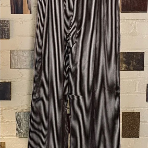 J. CREW Point Sur paper bag pants Black & Tan stripe jumpsuit size 4 BRAND NEW - Picture 12 of 16